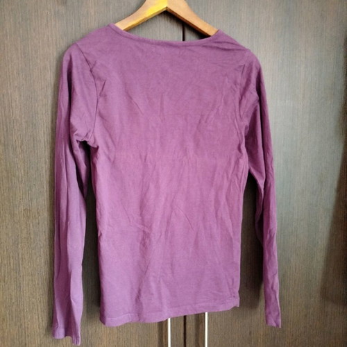 Cotton stretch Soul Rebel blouse by Sprinter in purple, size Large like new