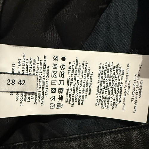 Trussardi Jeans women's viscose pants like new, black, size XS