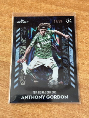 Topps Knockout 25/26 Anthony Gordon κάρτα συλλεκτική καινούργια