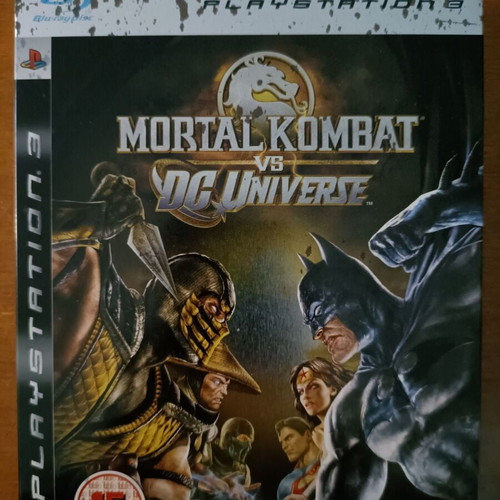 Mortal Kombat vs DC Universe Steelbook used for PlayStation 3