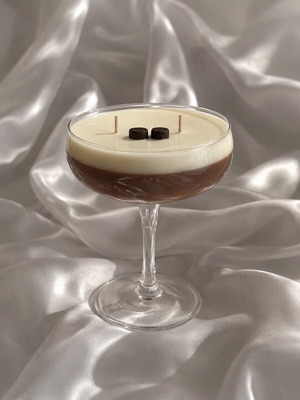Coffee cocktail scented candle