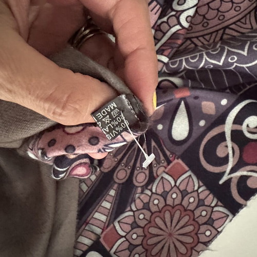 Double-Sided Scarf 72x200 cm new with mandala designs