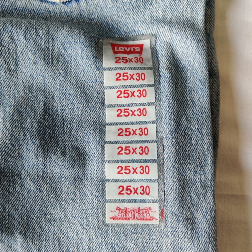 Levi's 501 jeans καινούργιο, μέγεθος W25 L30, μπλε ξεβαμμένο
