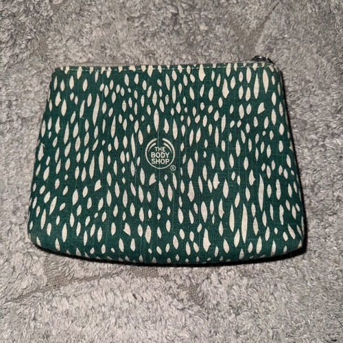 The Body Shop toiletry bag new, white and green