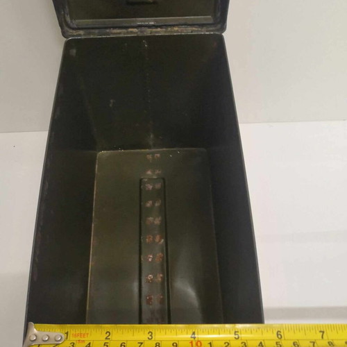 Multipurpose metal army box used