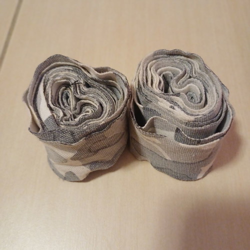 Olympus boxing hand wraps used, camouflage color