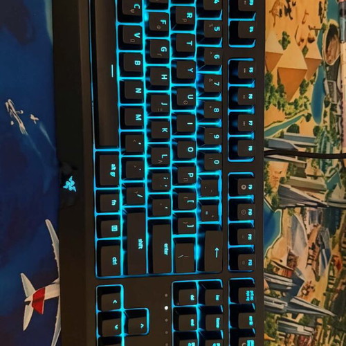 Razer Blackwidow Razer Green switched tactical and clicky keyboard new model like new