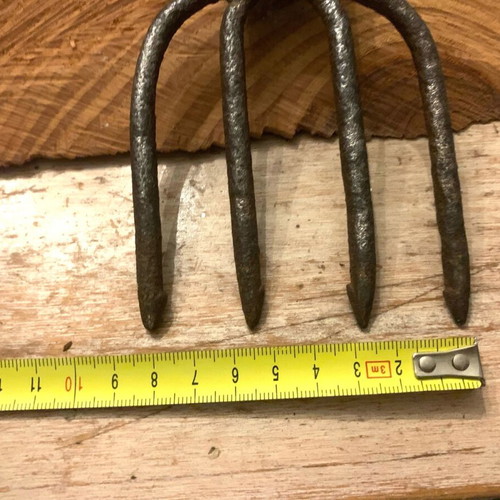 Fishing spear used, collectible old metal harpoon 1920-1930