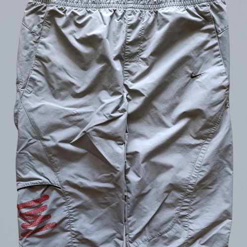 Nike Shox Utility Baggy Nylon Shorts Y2K men's large like new, grey red