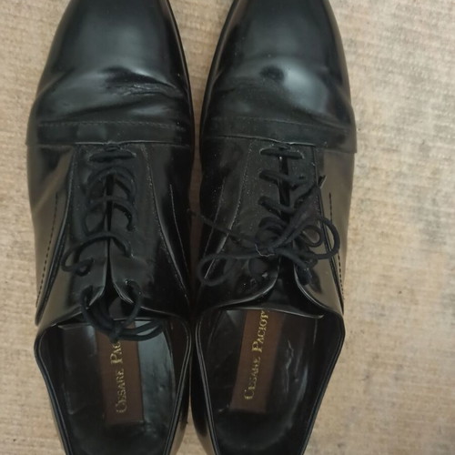 Cesare Paciotti men's shoes used, black, size 42, dress shoes
