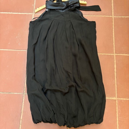 Attrattivo black voile dress like new, balloon knee-length