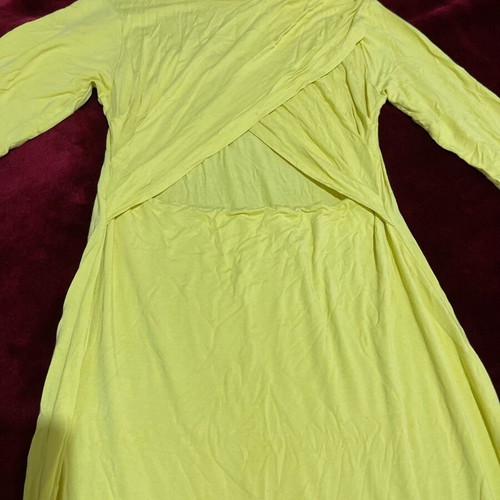 Women's elastic midi dress River Island used, yellow, size 42