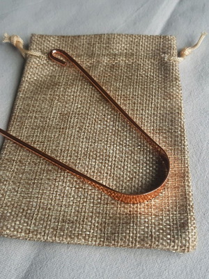 Copper Tongue Cleaner for Oral Hygiene, New