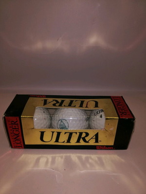 Wilson Ultra 432 golf balls used, box of 3