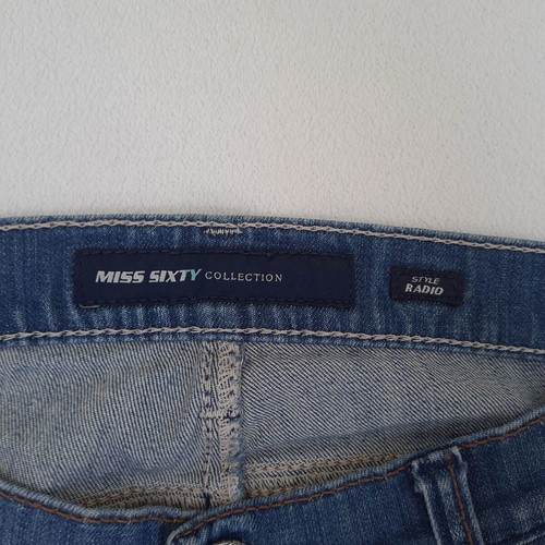 Miss Sixty Style Radio women's jeans size M W30 L32 low rise skinny like new, blue