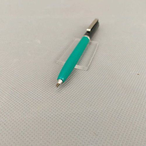 Renox vintage pen from Austria used, green and black plastic