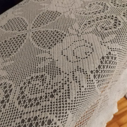 Handmade crochet tablecloth new