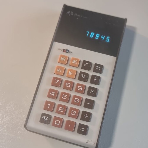 Rockwell vintage calculator 1970