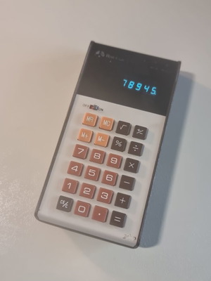 Rockwell vintage calculator 1970