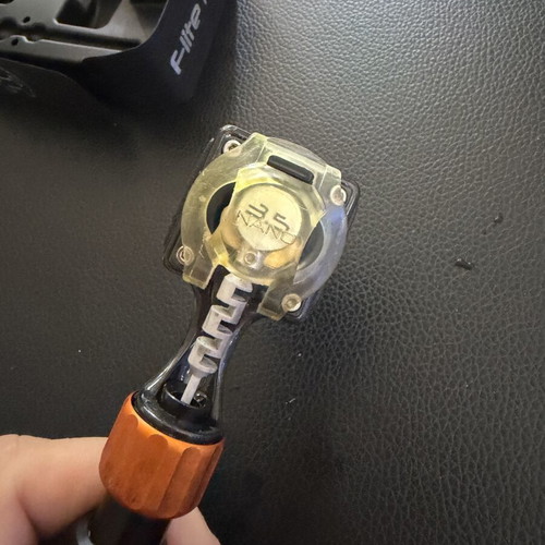 Inkjecta Flite Nano Titan tattoo motor used with Cheyenne grip