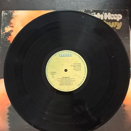 Uriah Heep Salisbury bronze vinyl record