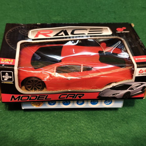 Race Model Car 1:24 remote control car, red