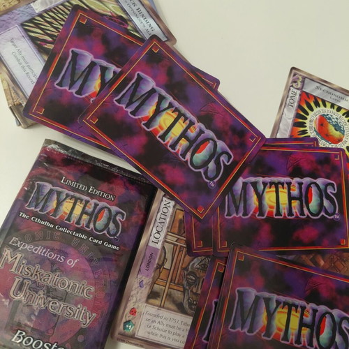 Mythos CCG Booster Pack Limited Edition Expeditions of Miskatonic University like new