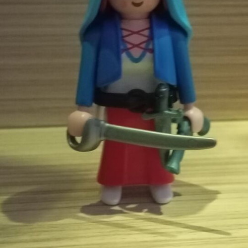 Playmobil Woman Revolution 1821 like new, custom