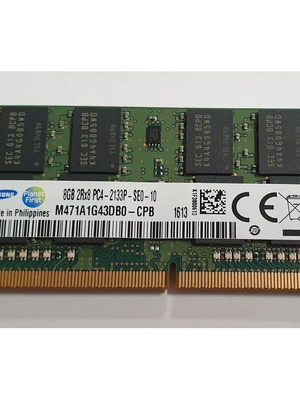 Samsung 8GB DDR4 2133MHz SO-DIMM μνήμες RAM laptop σαν καινούργιο, σετ 2