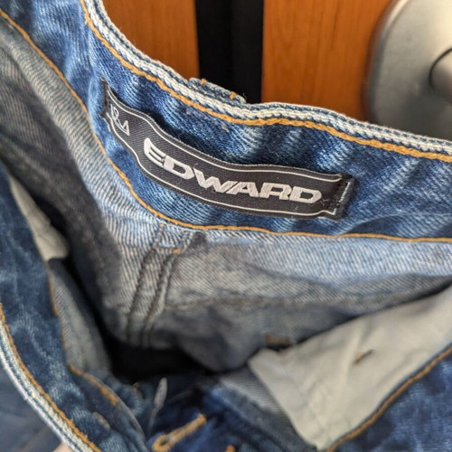 Edward men's jeans, regular fit, size M, blue