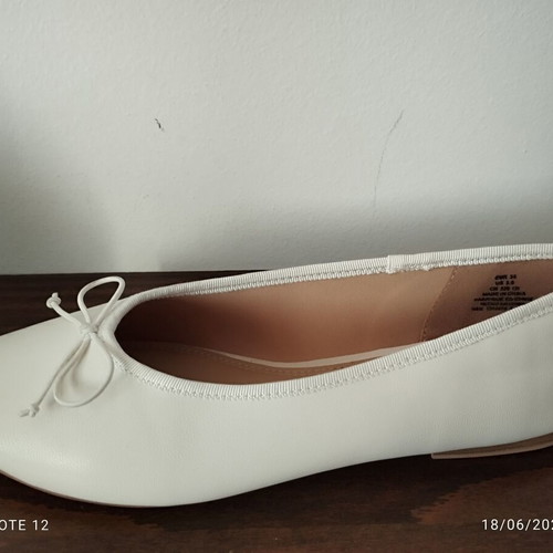 H&M Girls' Ballerinas Like New, Size 35, White
