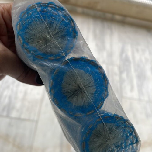 Hair rollers new, No 40 large 18x and small 25 cm 12 pcs