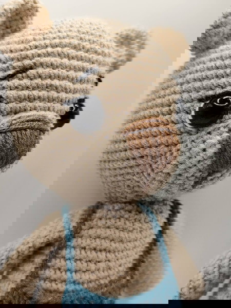 χειροποίητη κούκλα αρκουδάκι Amigurumi