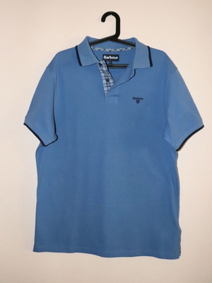 Barbour men's polo shirt, blue, size L