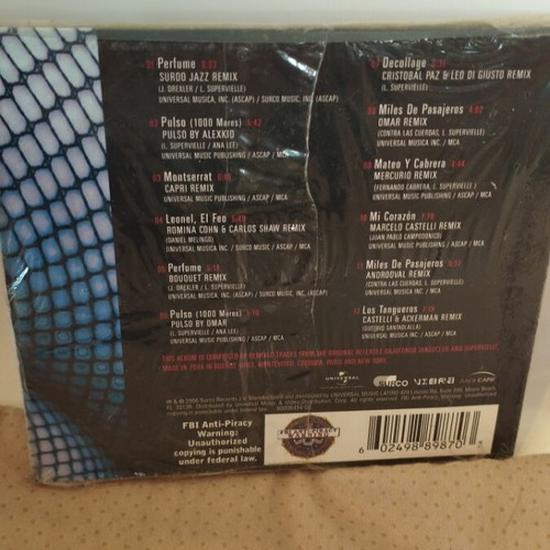 Bajofondo Remixed CD σφραγισμένο, ηλεκτρονική μουσική