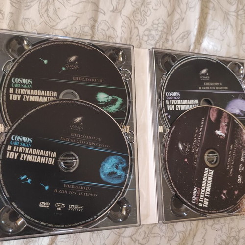 Cosmos collector's set 7 DVD documentaries by Carl Sagan new