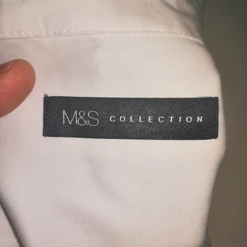 M&S women's shirt L used, white