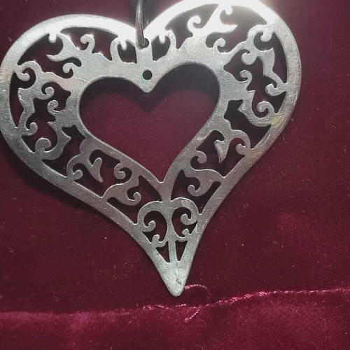 Silver pendant L.Vourakis like new, heart 925