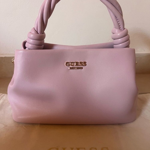 Guess Sansa Top Handle Crossbody pink shoulder bag new