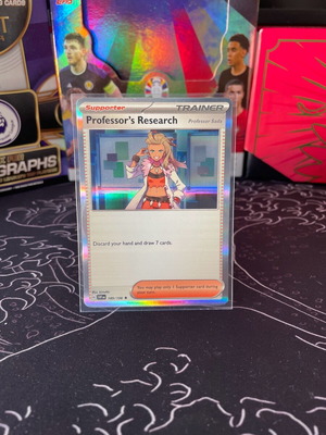 Pokemon TCG Scarlet & Violet Base Set Professors Research Holo Rare καινούργιο