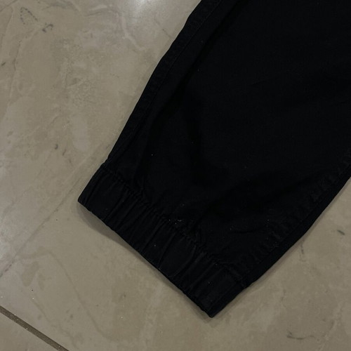 H&M black cargo pants used, size S/M