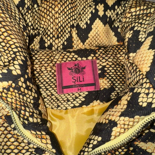 Snake print bomber jacket new unworn, size M