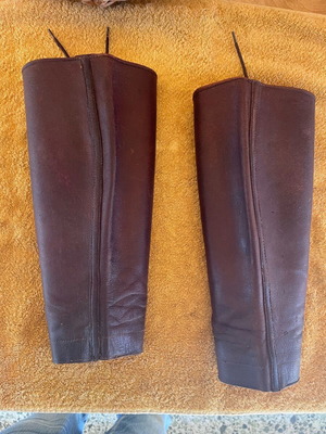 Military gaiters brown soft cavalry soldier 1915 like new