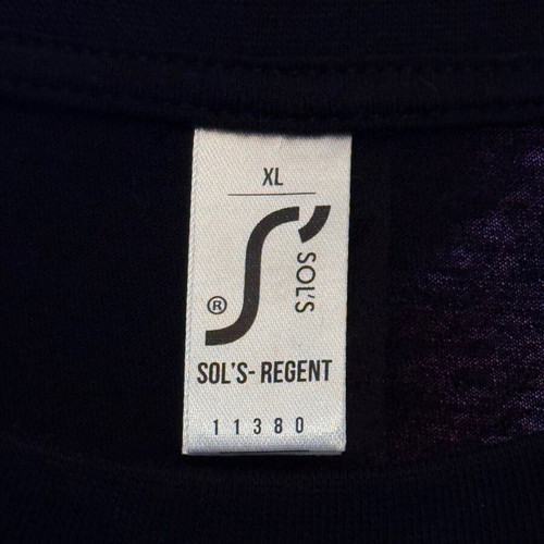 Sol's cotton t-shirt XL new, black and white
