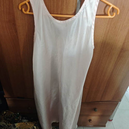 Cotton pajamas size S like new, white and pink