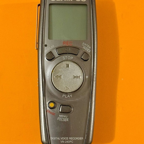 Olympus VN-240 digital voice recorder used