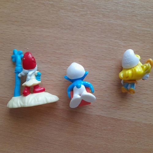 Set of 3 Vintage Smurfs Figures – Kinder & McDonald's