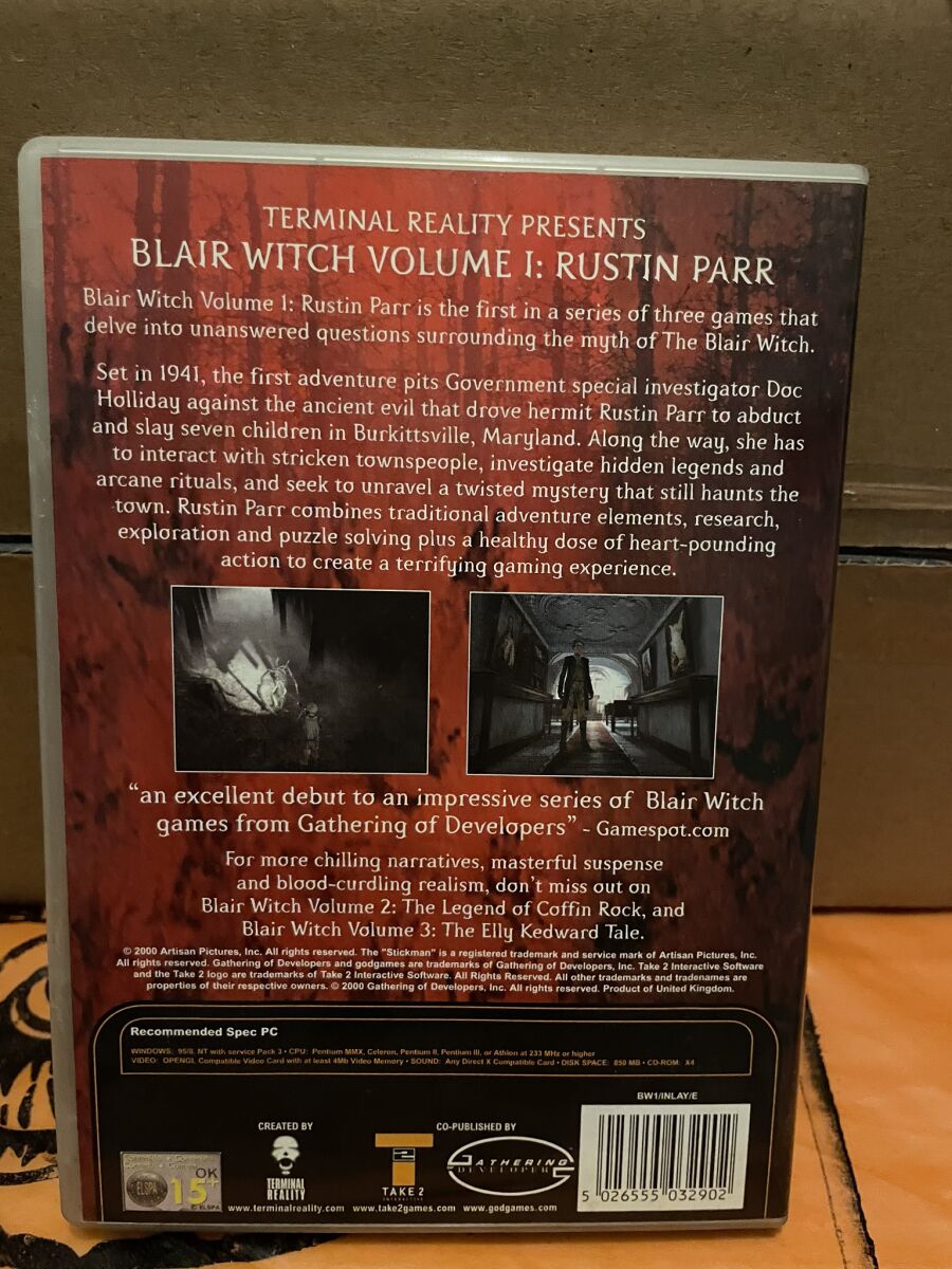 Blair Witch Volume I: Rustin Parr PC… - € 25,00 - Vendora.cy
