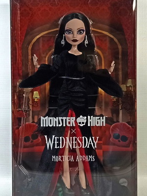Κούκλα Morticia Addams Monster High x Wednesday καινούργια, συλλεκτική