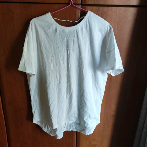 T-shirt Zara new, white, size S